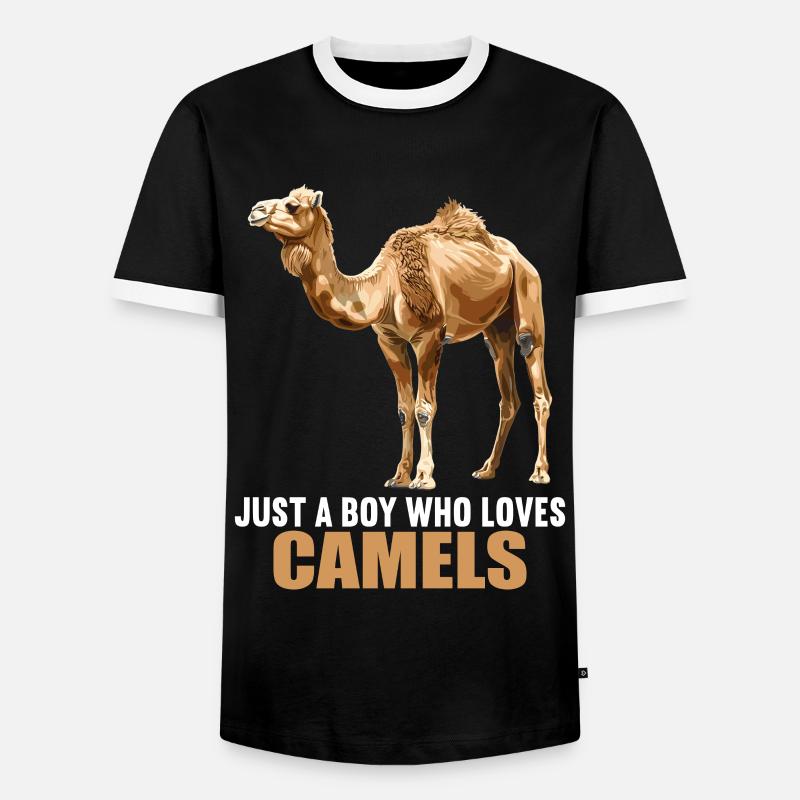 Camel Kamele Kamel - Männer Kontrast-T-Shirt - Schwarz/Weiß