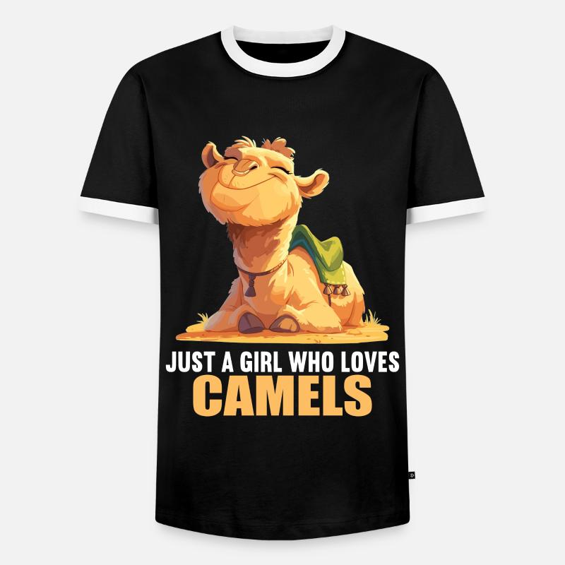 Camel Kamele Kamel - Men's Ringer Shirt - black/white