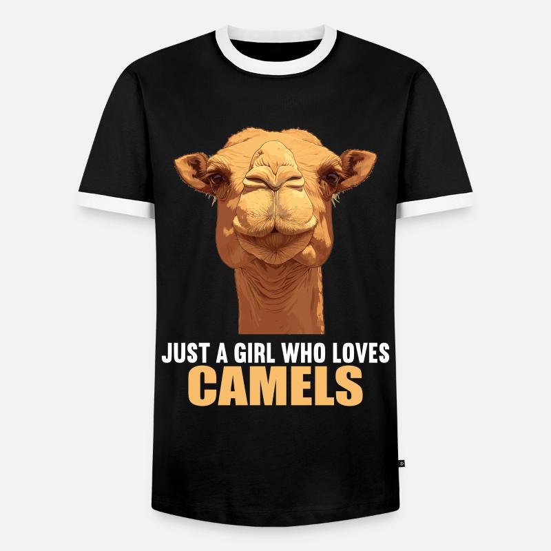 Camel Kamele Kamel - Men's Ringer Shirt - black/white
