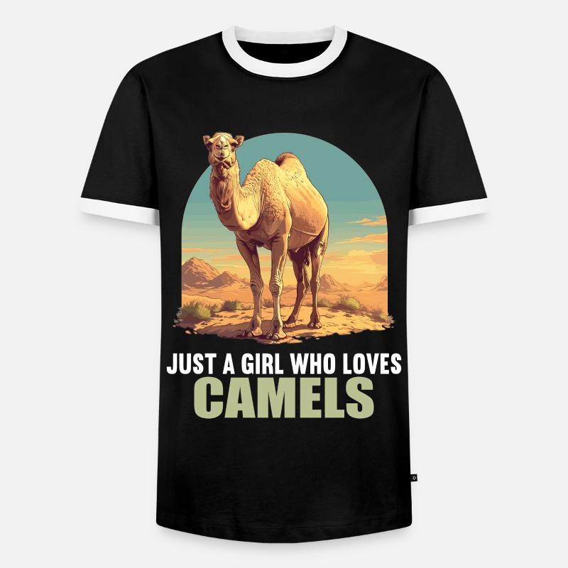 Camel Kamele Kamel - Men's Ringer Shirt - black/white