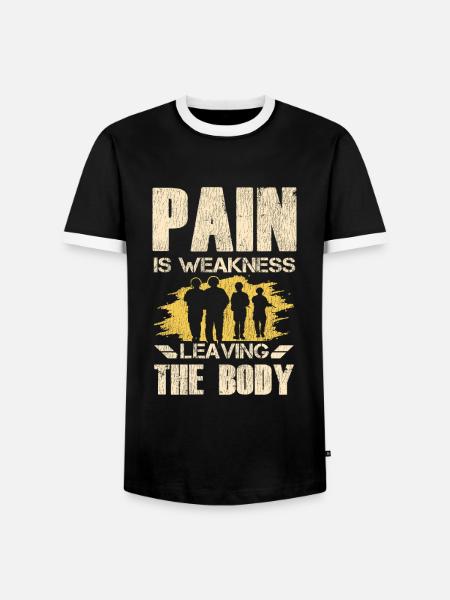 Veteran Medicated Dysfunctional - Men's Ringer Shirt - black/white