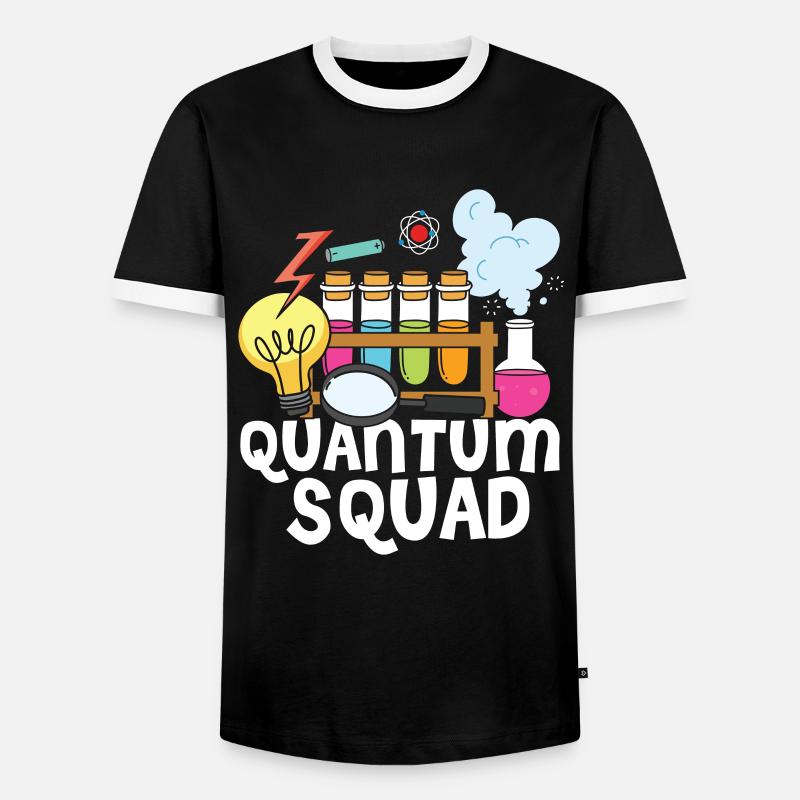 Physics Physique Squad - Men's Ringer Shirt - black/white