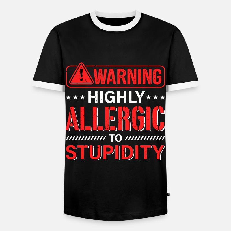 Sarkasmus Sarkastisch - Männer Kontrast-T-Shirt - Schwarz/Weiß