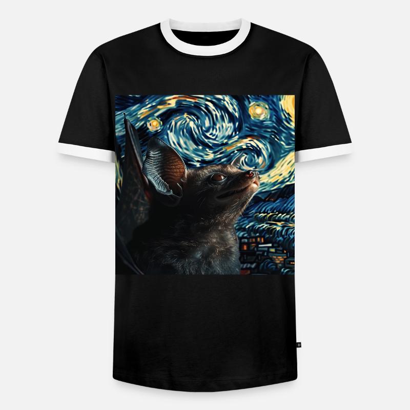 Schläger - Männer Kontrast-T-Shirt - Schwarz/Weiß