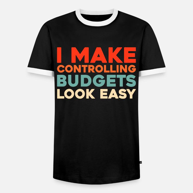 Controller - Männer Kontrast-T-Shirt - Schwarz/Weiß