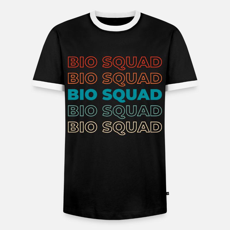 Boat Builder Squad - Men's Ringer Shirt - black/white