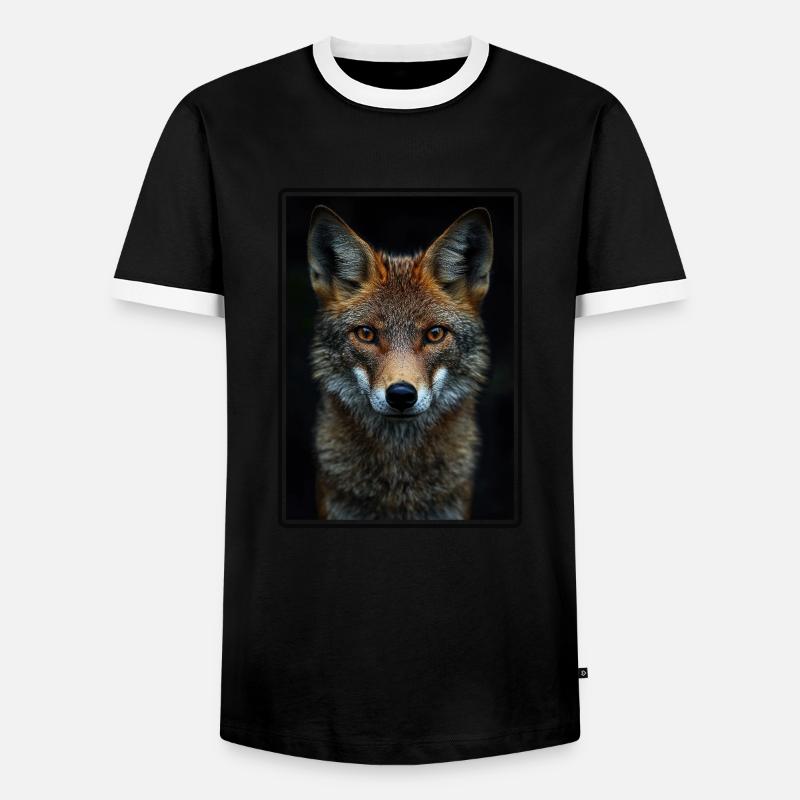 Jackals Jackal - Men's Ringer Shirt - black/white