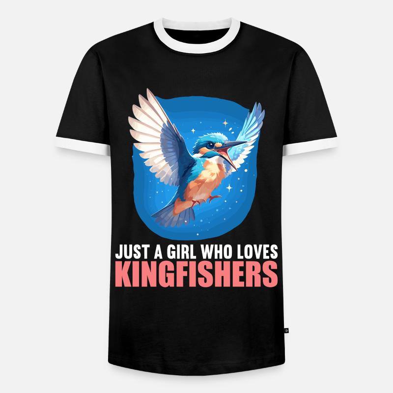 Eisvögel Eisvogel - Männer Kontrast-T-Shirt - Schwarz/Weiß