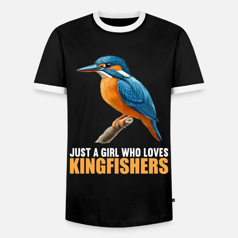 Eisvögel Eisvogel - Männer Kontrast-T-Shirt - Schwarz/Weiß