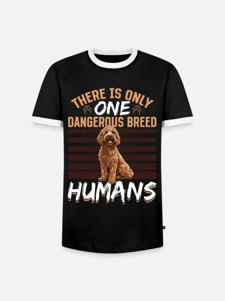 Goldendoodle Dog Owner - Männer Kontrast-T-Shirt - Schwarz/Weiß