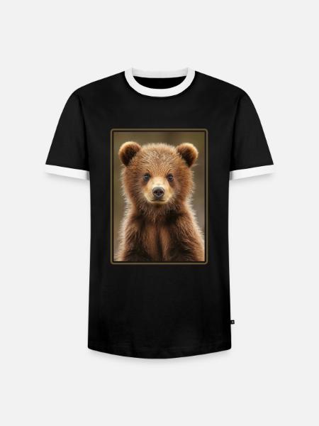 Kodiak Bear Kodiak Bear - Men's Ringer Shirt - black/white