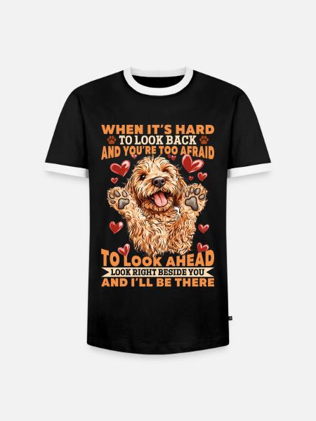 Goldendoodle Dog Owner - Männer Kontrast-T-Shirt - Schwarz/Weiß