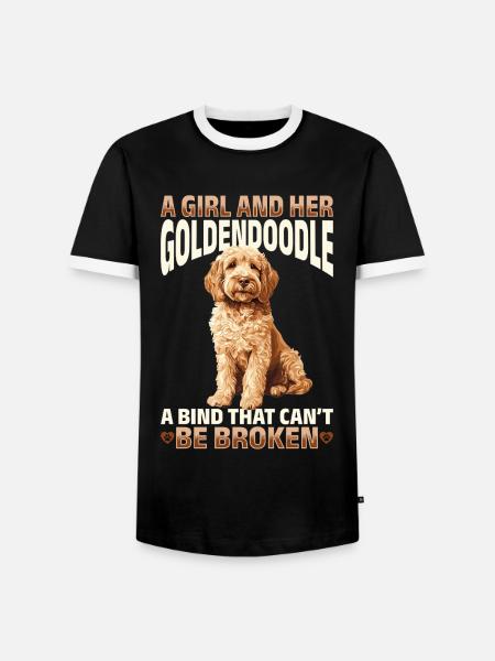 Goldendoodle Dog Owner - Männer Kontrast-T-Shirt - Schwarz/Weiß