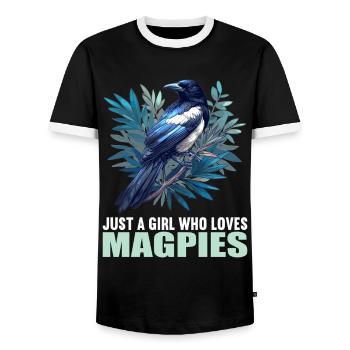 Pies Pie - T-shirt contrasté Homme - noir/blanc - Devant - AI Model Female 172 light (172cm) & AI Model Male 178 light (178cm)