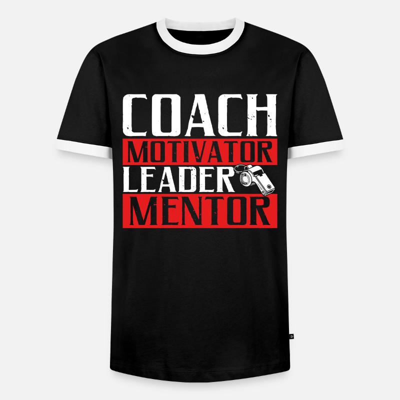 Trainer Geschenke Coach Geschenkidee - Männer Kontrast-T-Shirt - Schwarz/Weiß