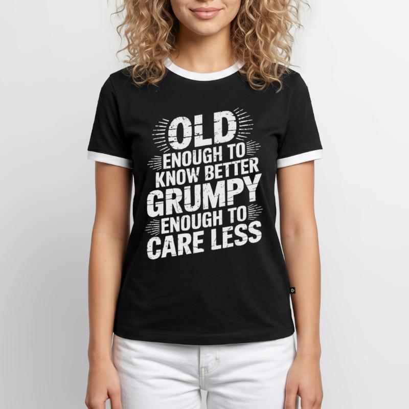 Grumpy Old Man Grumpy Men's Ringer Shirt