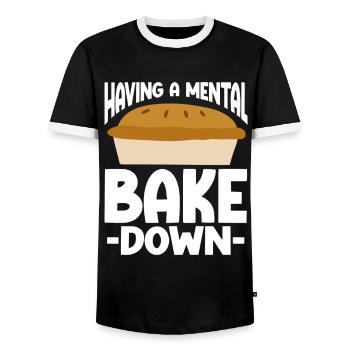Boulangerie Boulangerie Boulanger - T-shirt contrasté Homme - noir/blanc - Devant - AI Model Female 172 light (172cm) & AI Model Male 178 light (178cm)