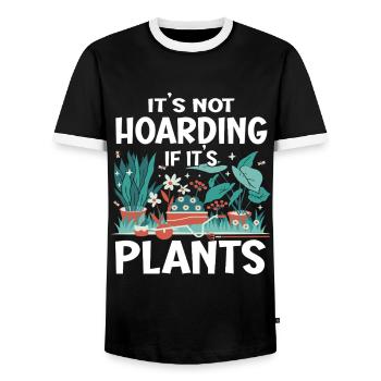 Gardening Horticulture Gardener - Männer Kontrast-T-Shirt - Schwarz/Weiß - Vorne - AI Model Female 172 light (172cm) & AI Model Male 178 light (178cm)