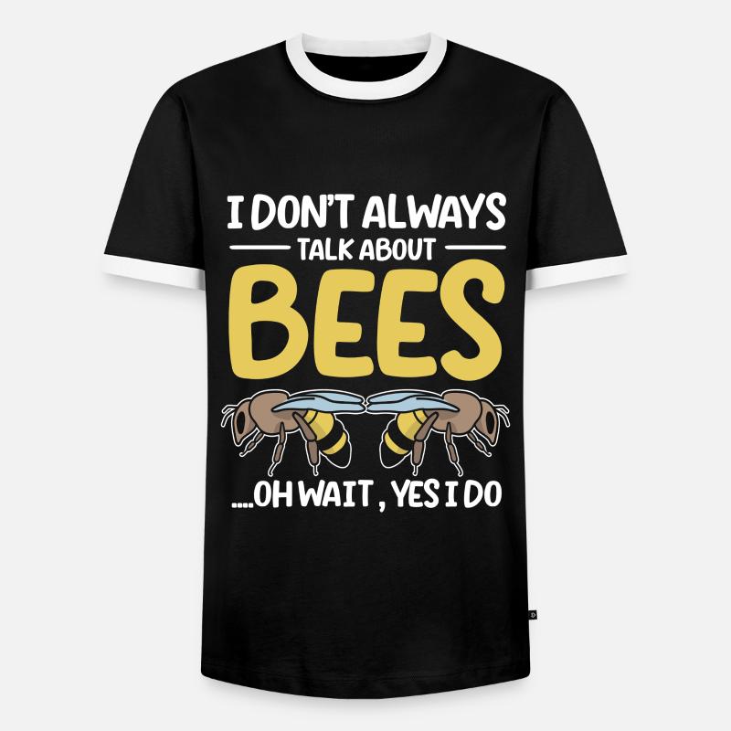 Beekeeping Bees Beekeeper - Männer Kontrast-T-Shirt - Schwarz/Weiß