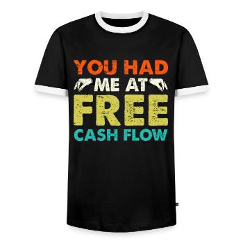 Lustiger Zitat Steuerberater Unternehmer - Männer Kontrast-T-Shirt - Schwarz/Weiß - Vorne - AI Model Female 172 light (172cm) & AI Model Male 178 light (178cm)