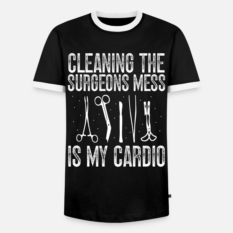 Surgical Technician Surgical Technologist - Men's Ringer Shirt - black/white