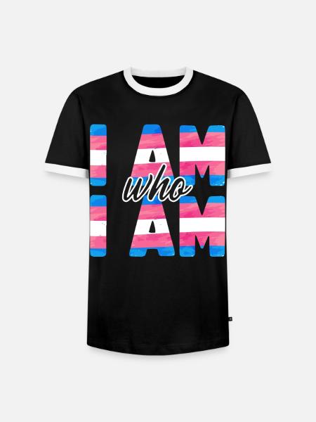 Transgender Trans LGBT Pride - Männer Kontrast-T-Shirt - Schwarz/Weiß