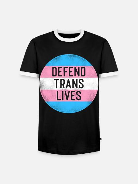 Transgender Trans LGBT Pride - Männer Kontrast-T-Shirt - Schwarz/Weiß