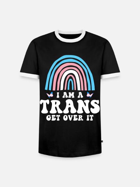 Transgender Trans LGBT Pride - Männer Kontrast-T-Shirt - Schwarz/Weiß