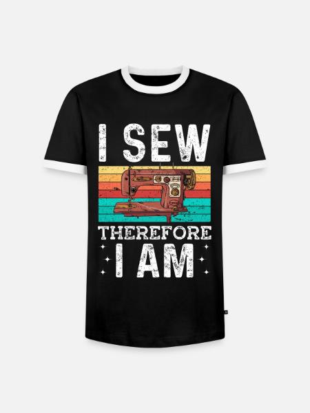 Restauratorin Polstermöbel - Männer Kontrast-T-Shirt - Schwarz/Weiß