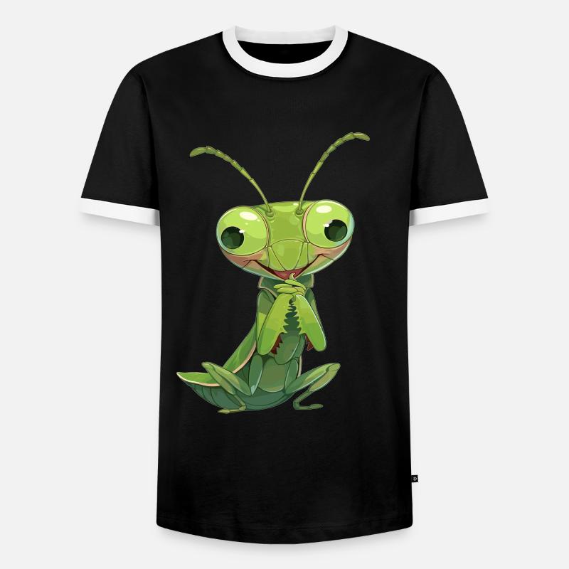 Praying mantises Praying mantis - Men's Ringer Shirt - black/white