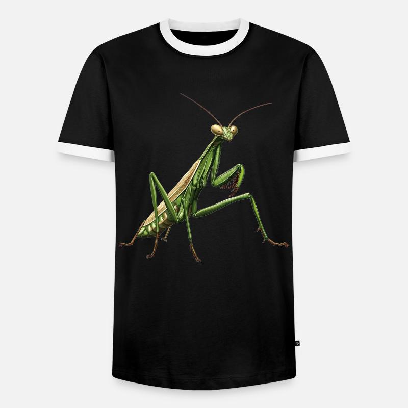 Praying mantises Praying mantis - Men's Ringer Shirt - black/white