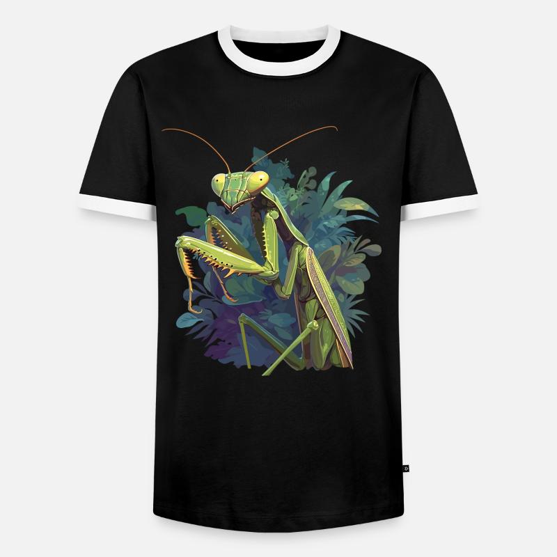 Praying mantises Praying mantis - Men's Ringer Shirt - black/white