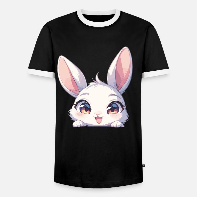 Bunny Bunny - Men's Ringer Shirt - black/white