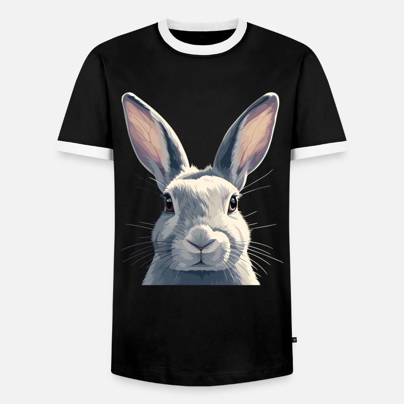 Bunny Bunny - Men's Ringer Shirt - black/white