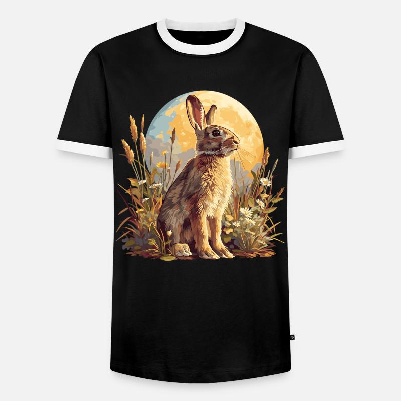 Bunny Bunny - Men's Ringer Shirt - black/white