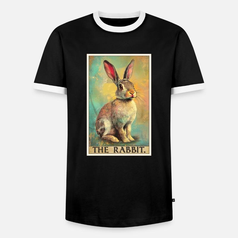 Bunny Bunny - Men's Ringer Shirt - black/white