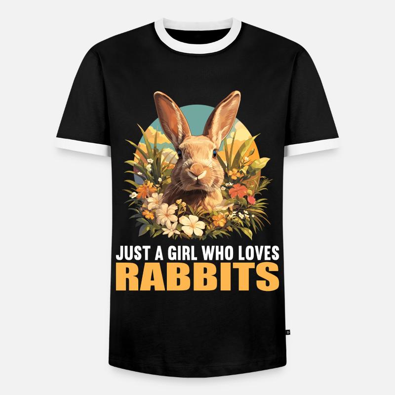 Bunny Bunny - Men's Ringer Shirt - black/white