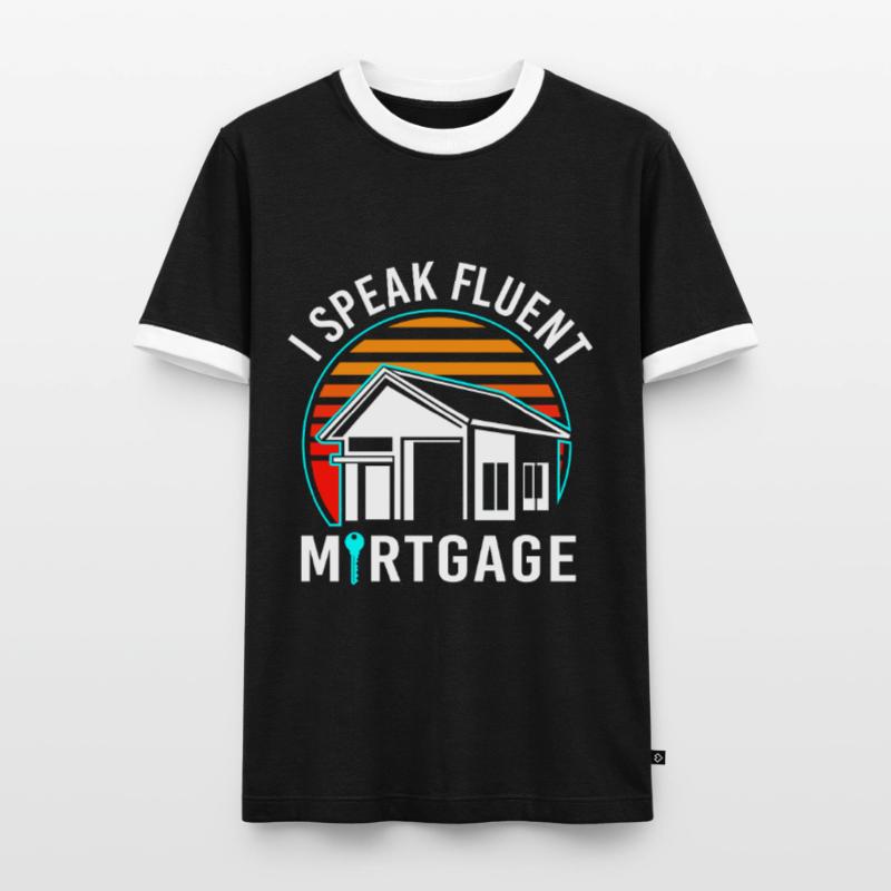 Hypothèque sur la dette de copropriété T-shirt contrasté Homme