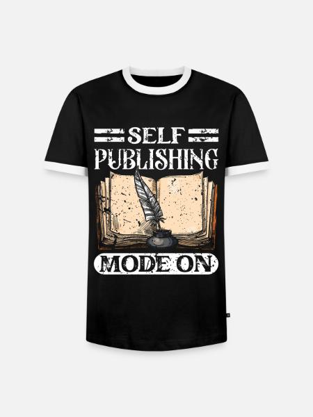 Écrivain Auteur de romans - T-shirt contrasté Homme - noir/blanc