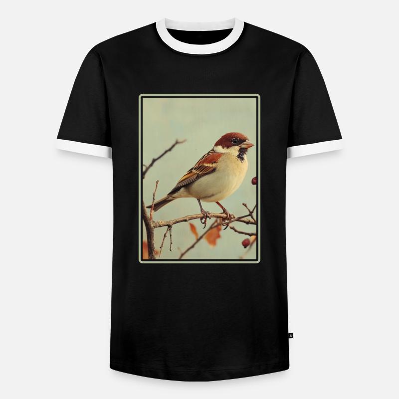 Sparrows Sparrow - Men's Ringer Shirt - black/white