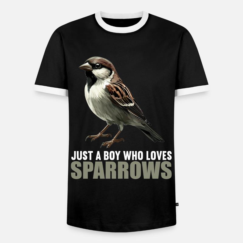 Sparrows Sparrow - Men's Ringer Shirt - black/white