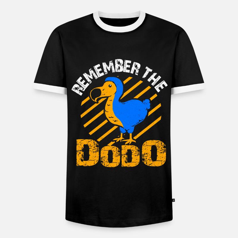 Dodo - Men's Ringer Shirt - black/white