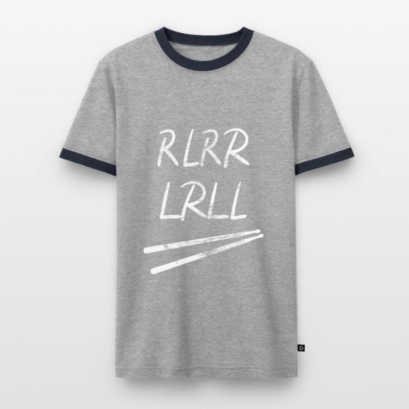 Drummer Schlagzeuger oder Percussionist Geschenk Männer Kontrast-T-Shirt