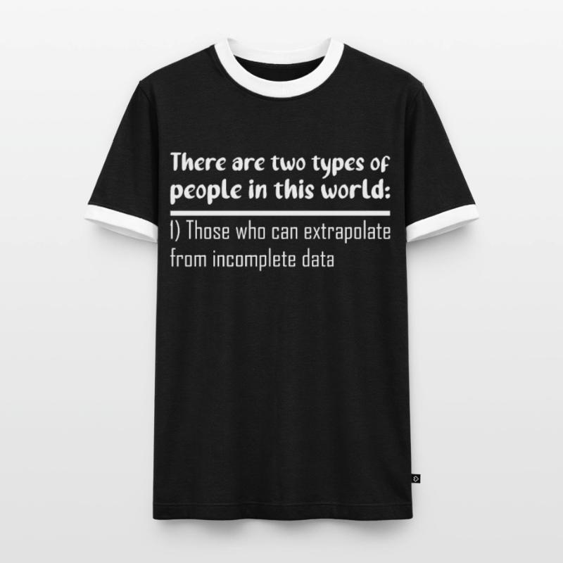 Données de base de données SQL Programmer Administration T-shirt contrasté Homme