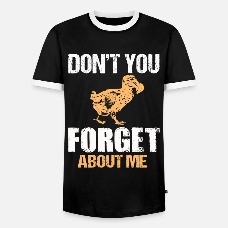 Dodo - Männer Kontrast-T-Shirt - Schwarz/Weiß