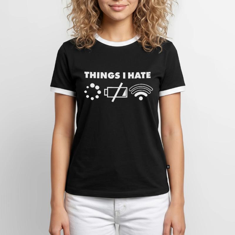 Computer Nerd | Gaming | Things I Hate Programmer Men's Ringer Shirt