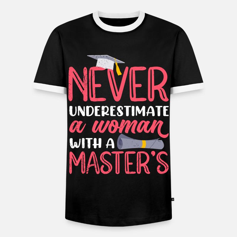 Master Mme Master 2022 - T-shirt contrasté Homme - noir/blanc