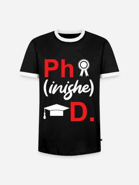 Disputation 2022 Thèse de doctorat - T-shirt contrasté Homme - noir/blanc