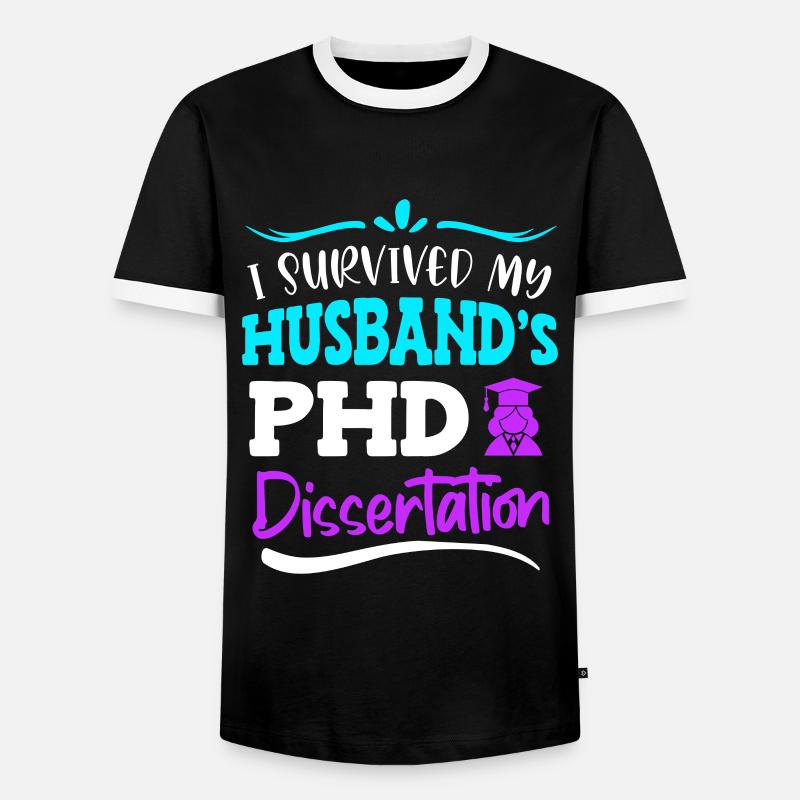 Promotion Doktor 2022 Ehefrau - Männer Kontrast-T-Shirt - Schwarz/Weiß