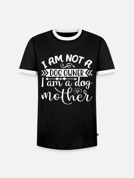 Ich bin kein Hundebesitzer - Männer Kontrast-T-Shirt - Schwarz/Weiß